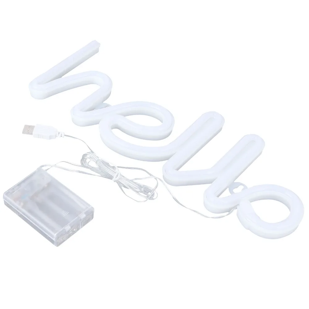 Decorative Night Light 5V LED Neon Sign Light Hello Letters USB or Battery Powered LED Neon Light 1W Neon Light Bar
Decorative Night Light 5V LED Neon Sign Light Hello Letters USB or Battery Powered LED Neon Light 1W Neon Light Bar