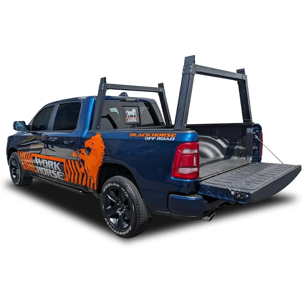 Heavy-Duty Ladder Rack Base System for 8' 3/4-Ton Trucks, Black Powder Coated, Not Compatible with Tonneau Covers
Heavy-Duty Ladder Rack Base System for 8' 3/4-Ton Trucks, Black Powder Coated, Not Compatible with Tonneau Covers
