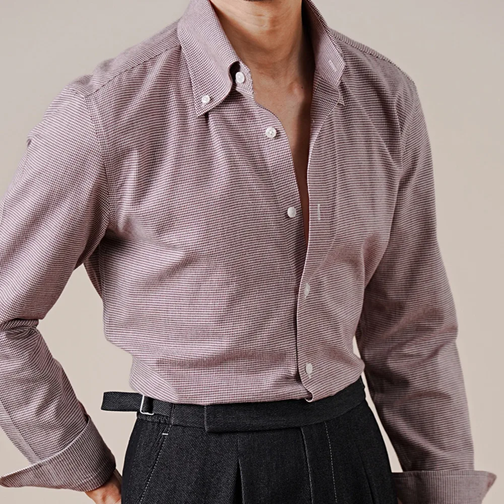 100% чистый хлопок, итальянский стиль, рубашка с большим острым воротником и длинными рукавами, мужская повседневная деловая рубашка для джентльменов, Camiseta Masculina
100% чистый хлопок, итальянский стиль, рубашка с большим острым воротником и длинными рукавами, мужская повседневная деловая рубашка для джентльменов, Camiseta Masculina