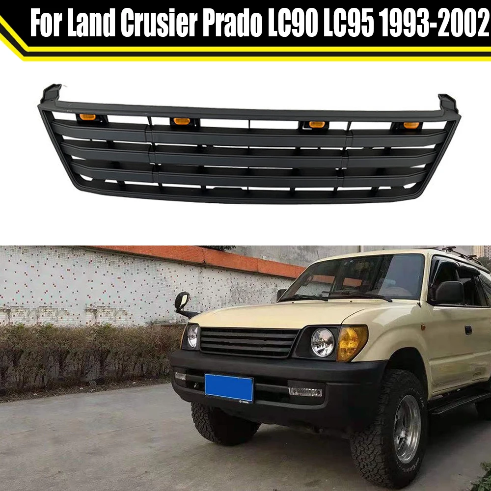 For Land Crusier Prado LC90 LC95 1993-2002 ABS Front Bumper Frame Grill Modified Mask Radiator Grille Cover Car Accessories
For Land Crusier Prado LC90 LC95 1993-2002 ABS Front Bumper Frame Grill Modified Mask Radiator Grille Cover Car Accessories