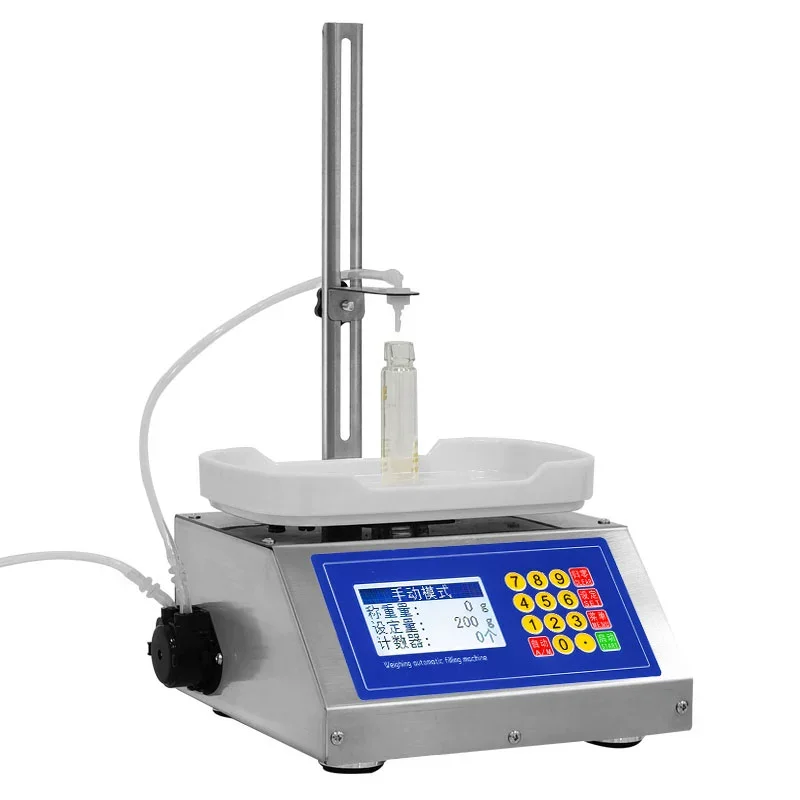 -oo Semi Automatic Liquid Filling Weighing Machine Plastic Pump Check Weight High Viscosity Liquid Filling Machine
-oo Semi Automatic Liquid Filling Weighing Machine Plastic Pump Check Weight High Viscosity Liquid Filling Machine