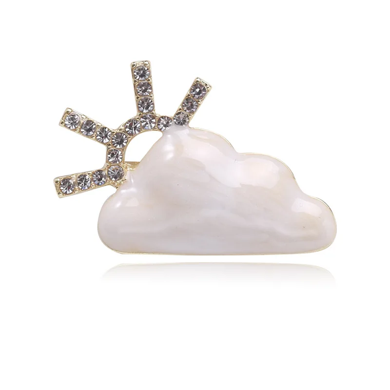 Cute Creative Cloud-shading Brooch For Women, Suitable For Both Men And Women, For Banquets, Parties, Office Wear Jewelry Gifts
Cute Creative Cloud-shading Brooch For Women, Suitable For Both Men And Women, For Banquets, Parties, Office Wear Jewelry Gifts