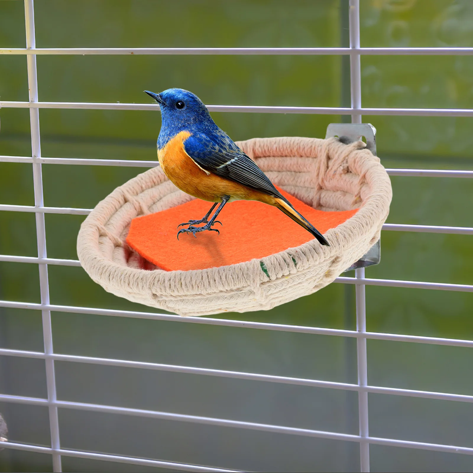 Handmade Bird Nest Cotton Rope Breeding for Cockatiels Cord Pet Nests Canary Cages Sleeping
Handmade Bird Nest Cotton Rope Breeding for Cockatiels Cord Pet Nests Canary Cages Sleeping