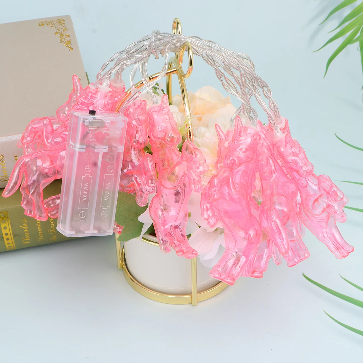 1Pc 1.5 Meters Pink Unicorn String Light Household Mini Night Light Operated Decorative Light for Home Dining Room Decor
1Pc 1.5 Meters Pink Unicorn String Light Household Mini Night Light Operated Decorative Light for Home Dining Room Decor