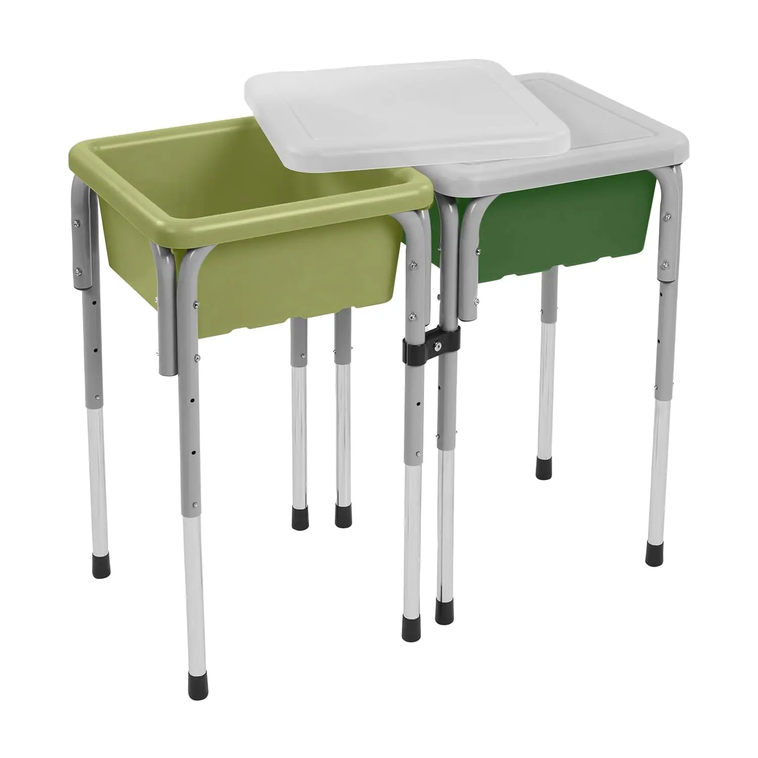 2-Station Sand and Water Adjustable Play Table, Sensory Bins, Fern Green/Hunter Green
2-Station Sand and Water Adjustable Play Table, Sensory Bins, Fern Green/Hunter Green