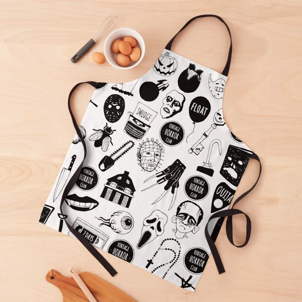 Vintage Horror Club Apron kitchen supplies waterproof apron woman kitchen novelty items for home
Vintage Horror Club Apron kitchen supplies waterproof apron woman kitchen novelty items for home