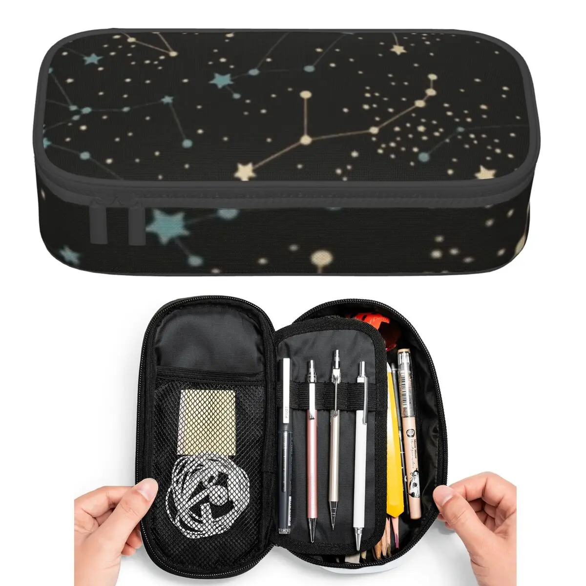 Constellation Star Clusters Galaxies Print Halloween Pencil Cases Pen Box Pencil Bag Large Capacity Pencil Pouch Pen Holder
Constellation Star Clusters Galaxies Print Halloween Pencil Cases Pen Box Pencil Bag Large Capacity Pencil Pouch Pen Holder