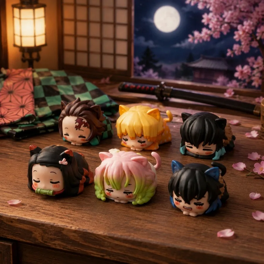 Demon Slayer Anime Figurines Kimetsu No Yaiba Cat Nezuko Tanjirou Statues Kawaii Mitsuri Action Figures Desktop PVC Decoration
Demon Slayer Anime Figurines Kimetsu No Yaiba Cat Nezuko Tanjirou Statues Kawaii Mitsuri Action Figures Desktop PVC Decoration