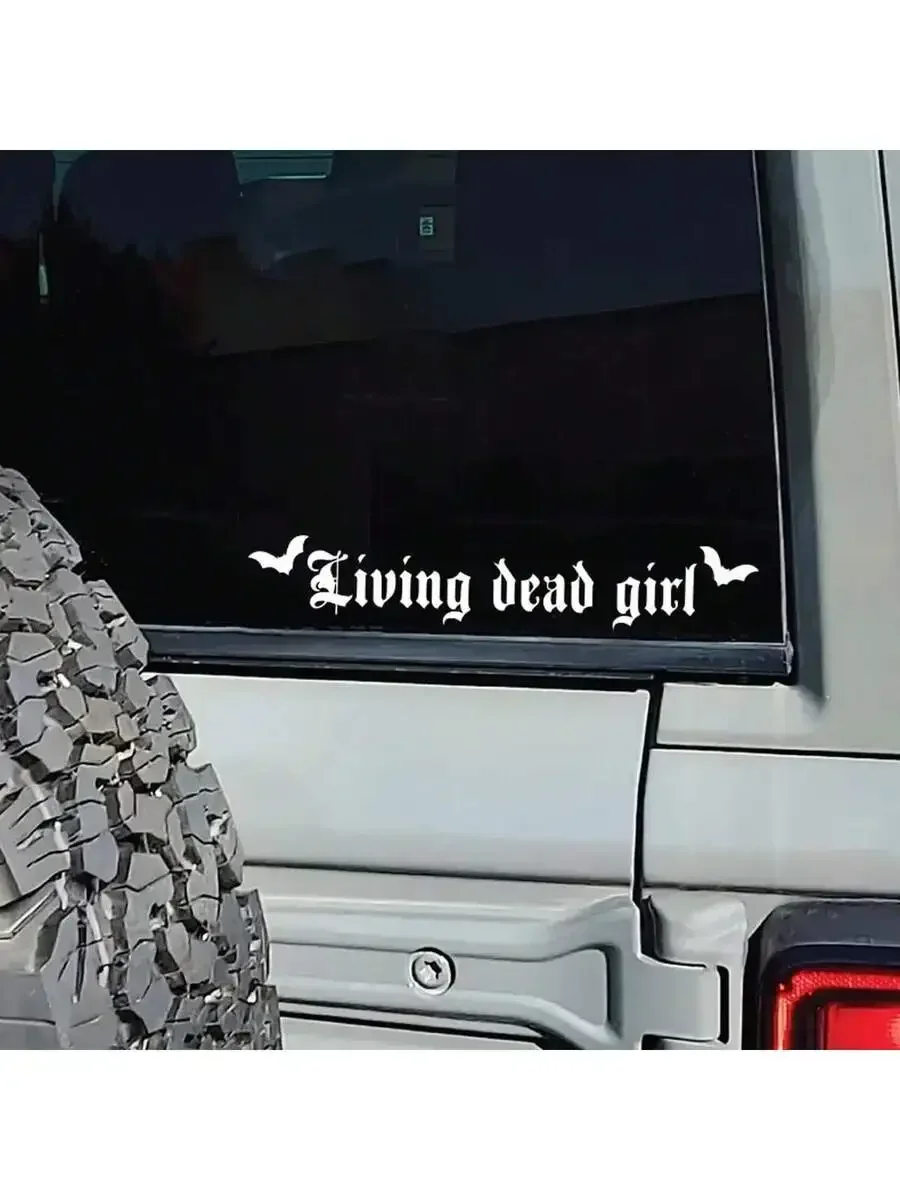 Living Dead Girl Gothic Car Sticker With Bats Halloween Decal For Window Rear Windshield
Living Dead Girl Gothic Car Sticker With Bats Halloween Decal For Window Rear Windshield