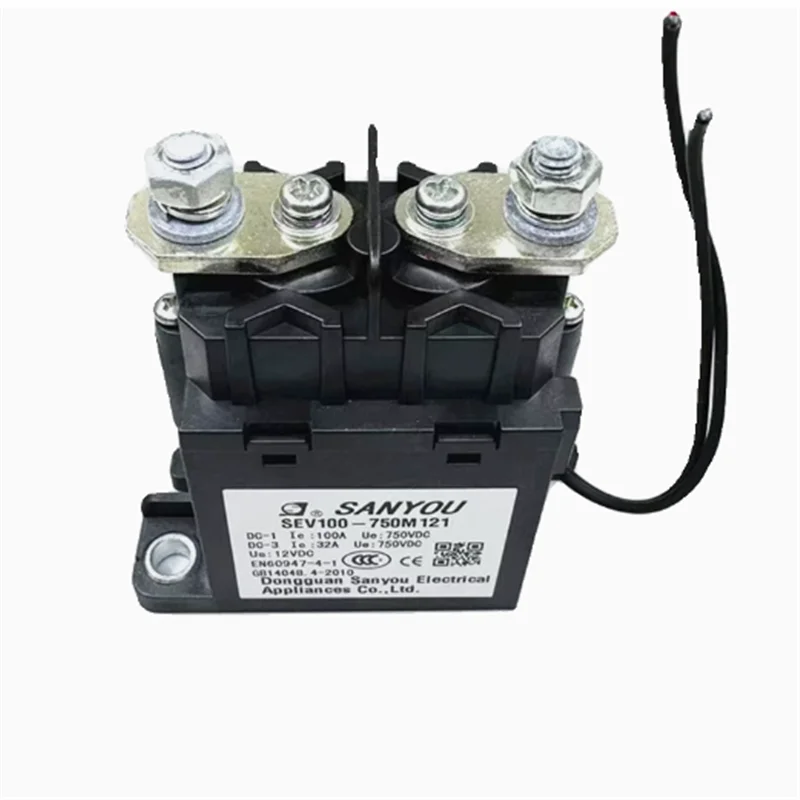 HOT NEW SEV100-750M121 750VDC 12VDC DC12V 12V 100A new energy Relay
HOT NEW SEV100-750M121 750VDC 12VDC DC12V 12V 100A new energy Relay