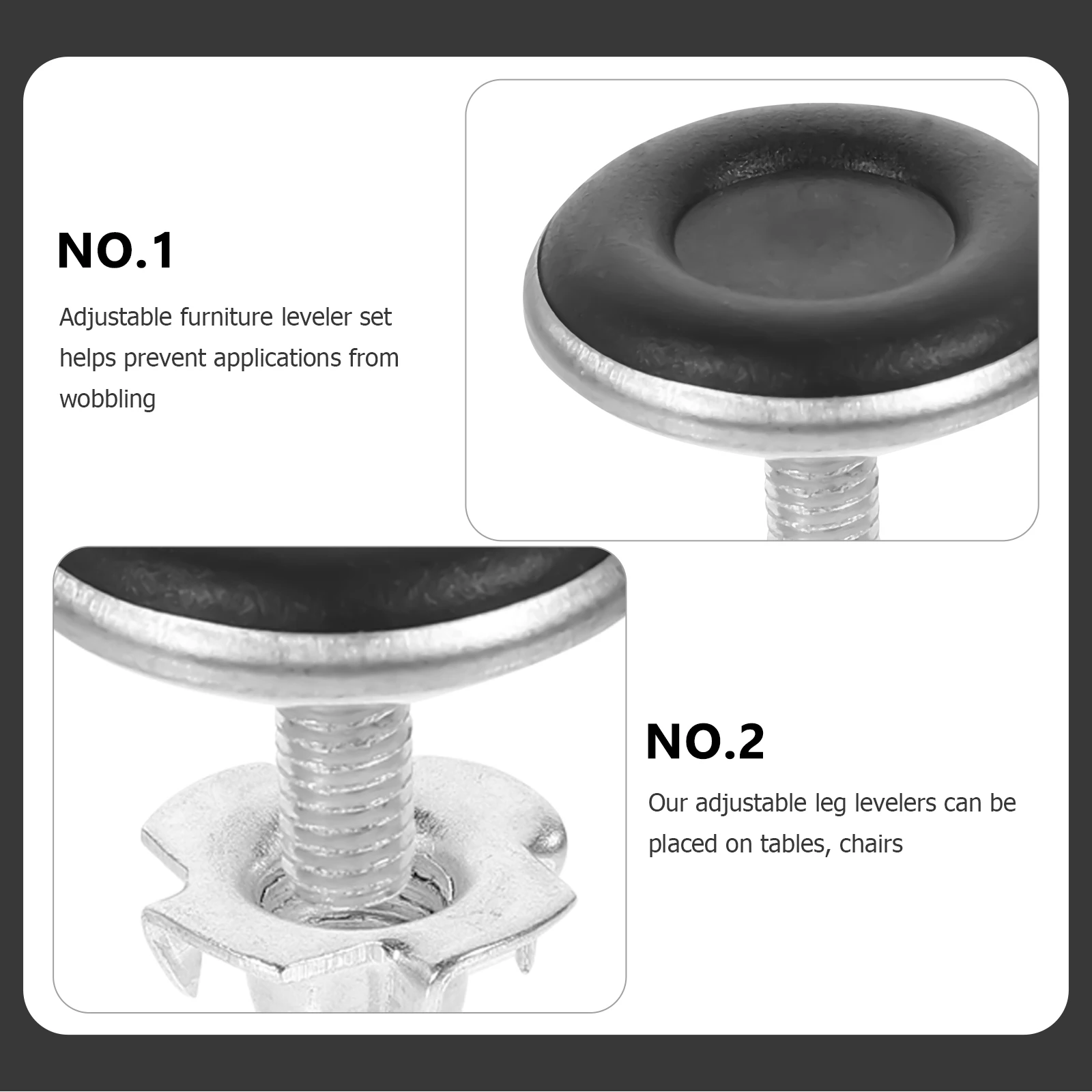 40 pcs Furniture Leveler Adjustable Desk Chair Feet Pad Screw 20 830 Black Base M8 25 Thread 20 M8 Claw Nut Anti Wobble Home
40 pcs Furniture Leveler Adjustable Desk Chair Feet Pad Screw 20 830 Black Base M8 25 Thread 20 M8 Claw Nut Anti Wobble Home