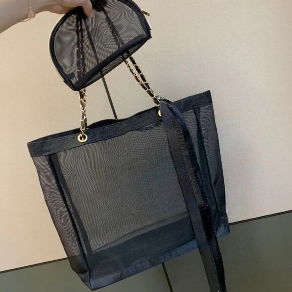 fashion storage bag classical C gift set of two bag letter 2C classic Orgainize lady mesh printed tote with ribbion tie
fashion storage bag classical C gift set of two bag letter 2C classic Orgainize lady mesh printed tote with ribbion tie