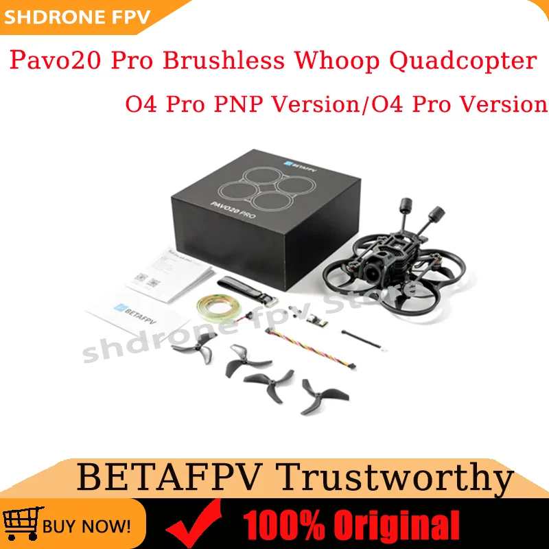 BETAFPV Pavo20 Pro Brushless Whoop Quadcopter Drone ELRS 2.4G F4 20A AIO FC V1 1104 7200KV Motor for RC FPV DJI O4
BETAFPV Pavo20 Pro Brushless Whoop Quadcopter Drone ELRS 2.4G F4 20A AIO FC V1 1104 7200KV Motor for RC FPV DJI O4