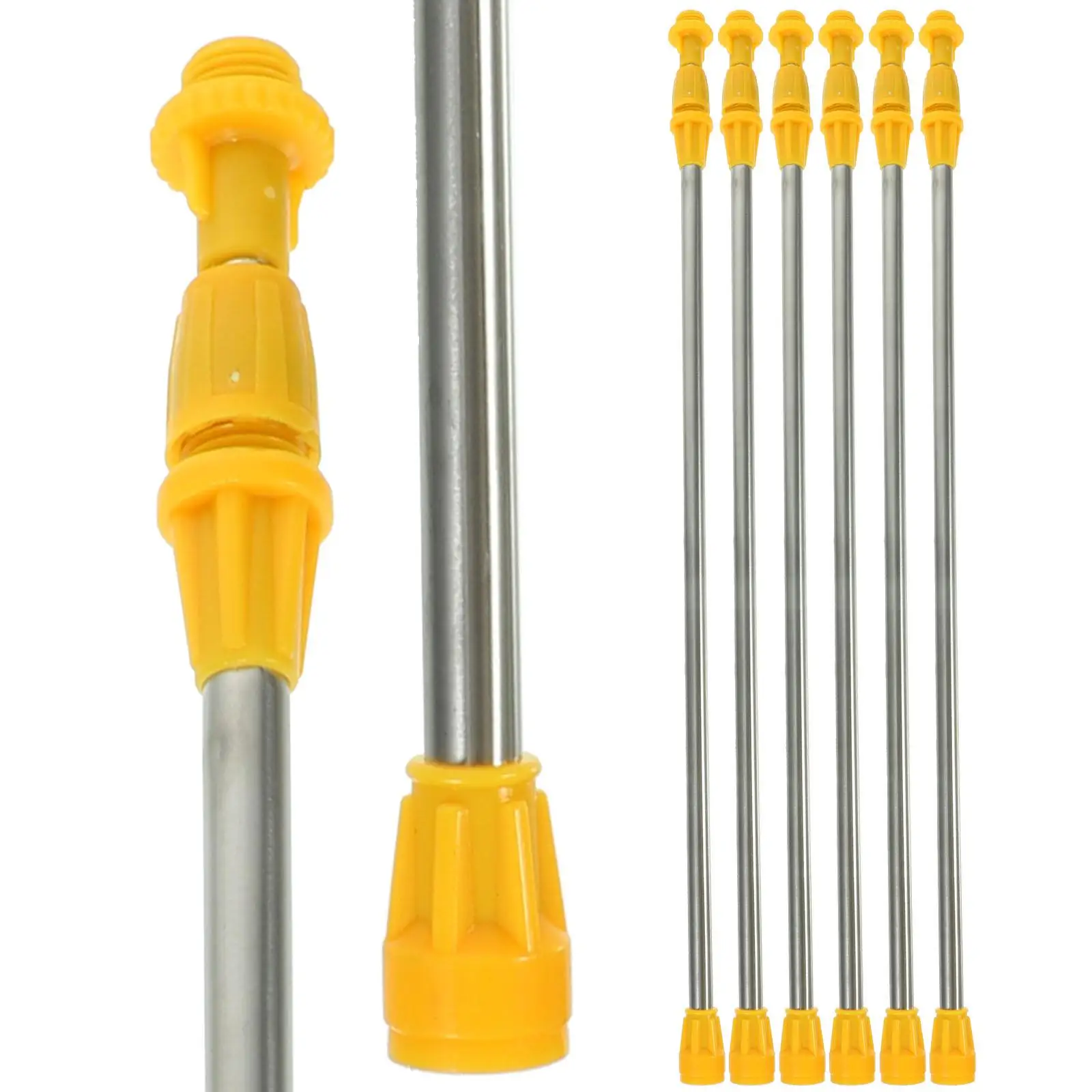 6 Pcs Stainless Steel Spray Boom Extension Pole for Sprayer Garden Rod Reach Long Wand Accessory Hose
6 Pcs Stainless Steel Spray Boom Extension Pole for Sprayer Garden Rod Reach Long Wand Accessory Hose