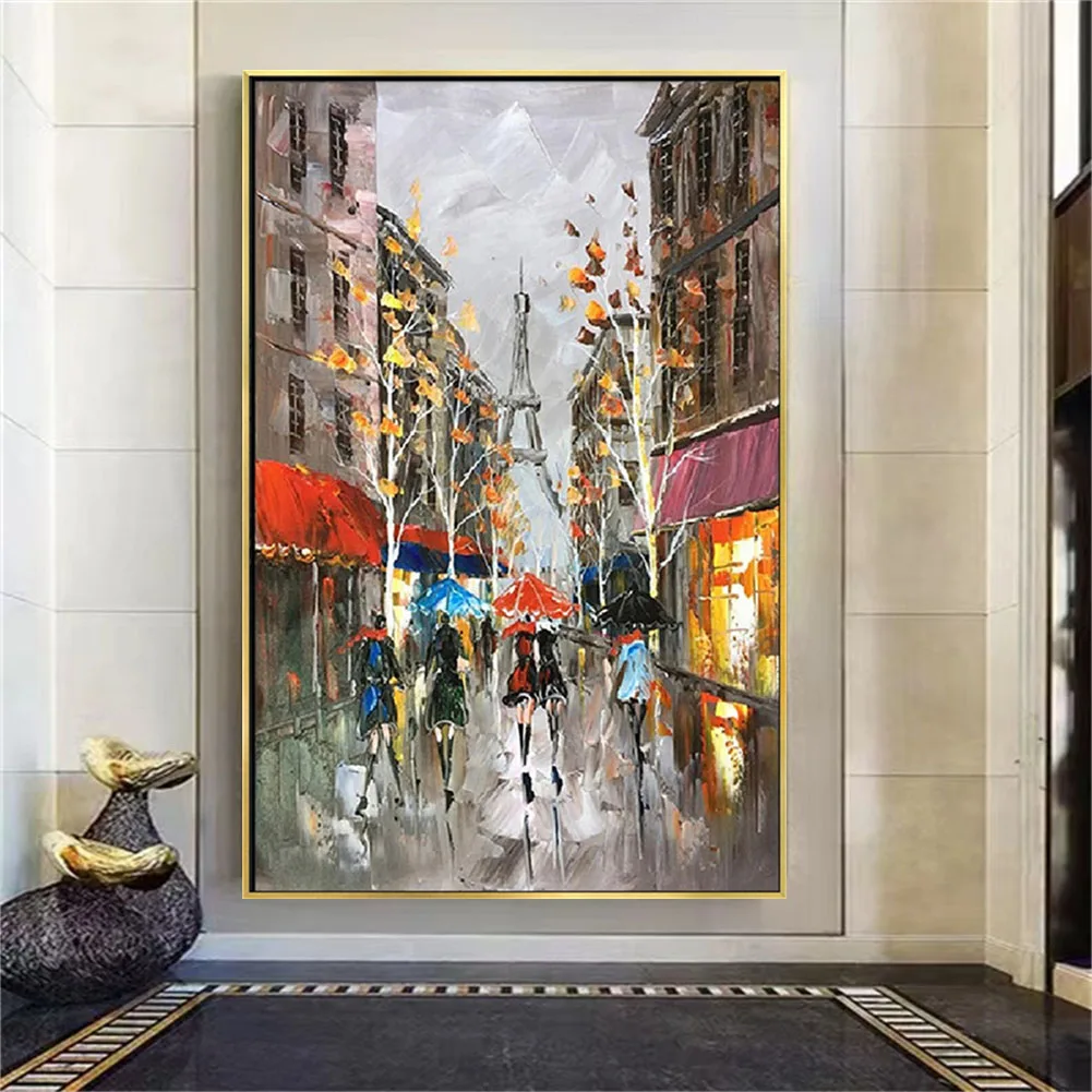 Morden Abstract Urben Landscape Wall Art Painting Hand-Painted Oil Paintings Nordic City Building View On Canvas For Home Decor
Morden Abstract Urben Landscape Wall Art Painting Hand-Painted Oil Paintings Nordic City Building View On Canvas For Home Decor