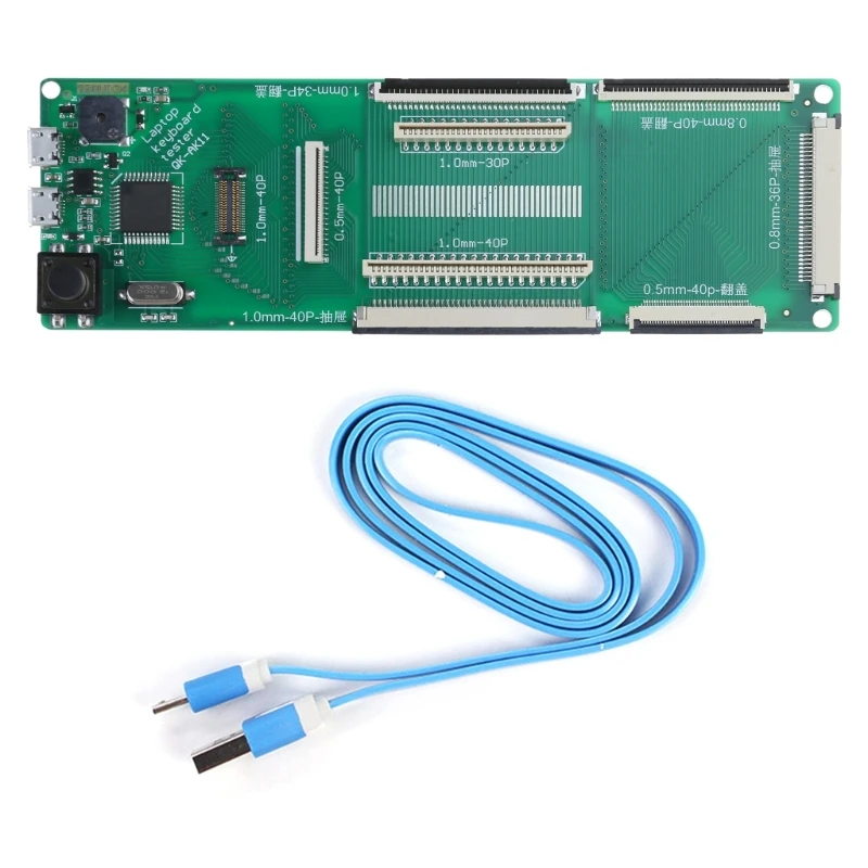 Laptop Keyboard Test USB Keyboard Test Module Universal AK9 40Pin DIY Laptop Keyboard Detection
Laptop Keyboard Test USB Keyboard Test Module Universal AK9 40Pin DIY Laptop Keyboard Detection