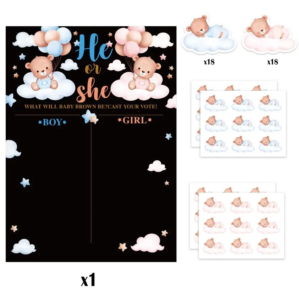 Creative With Stickers Gender Revealed Voting Game Festive Paper Boy or Girl Poster Board Joyful He or She Poster Board Party
Creative With Stickers Gender Revealed Voting Game Festive Paper Boy or Girl Poster Board Joyful He or She Poster Board Party