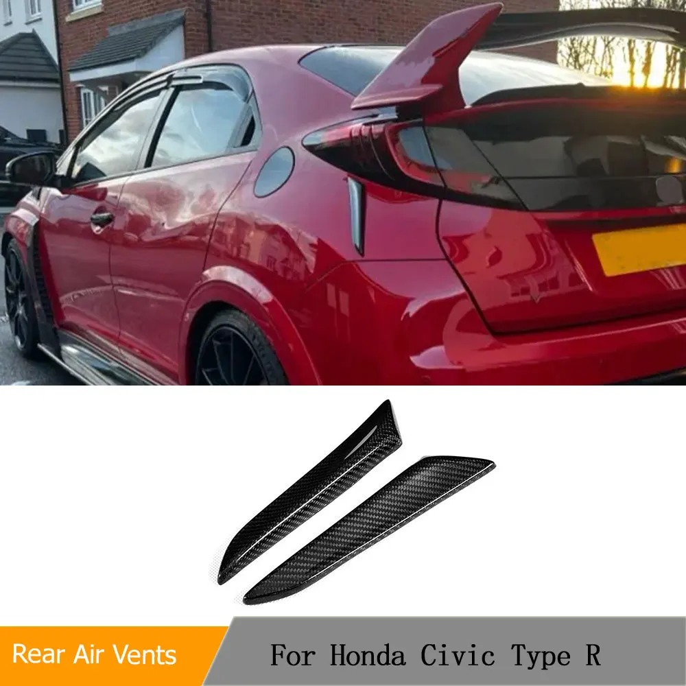 Carbon Fiber Rear Bumper Air Vents Decoration Trims Fins for Honda for Civic Type R Hatchback 5-Door 2015 2016 Rear Canards FRP
Carbon Fiber Rear Bumper Air Vents Decoration Trims Fins for Honda for Civic Type R Hatchback 5-Door 2015 2016 Rear Canards FRP