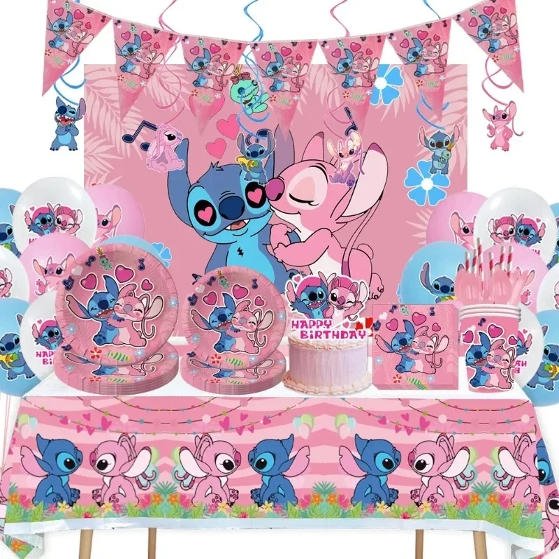 Disney Pink Stitch Birthday Party Paper Cups Tableware Paper Napkins Plates Kids Happy Birthday Supplies Baby Shower Kid Favors
Disney Pink Stitch Birthday Party Paper Cups Tableware Paper Napkins Plates Kids Happy Birthday Supplies Baby Shower Kid Favors