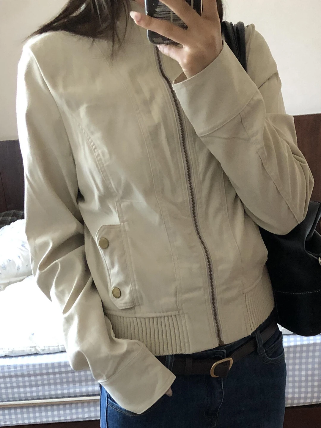 Spring Summer Slimming Zipper Top Women's Short Casual Versatile Fashion Outerwear Straight Tube Polyester Long Sleeve Stand ...
Spring Summer Slimming Zipper Top Women's Short Casual Versatile Fashion Outerwear Straight Tube Polyester Long Sleeve Stand ...