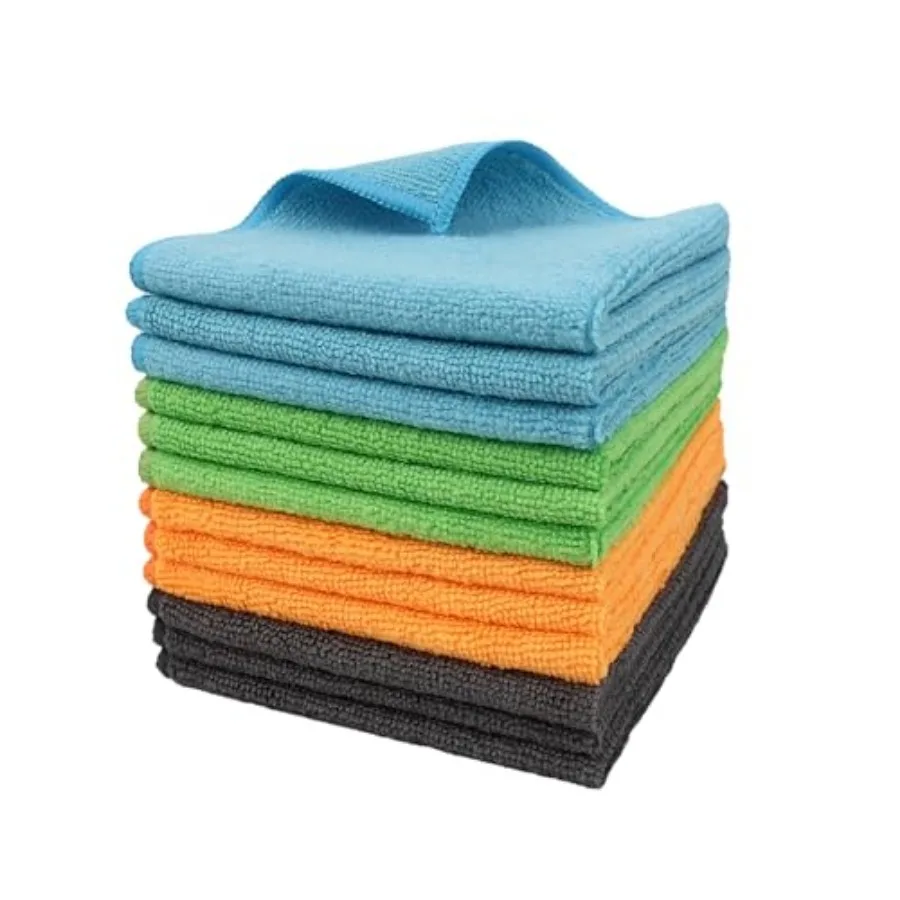 Pack Microfiber Cleang Cloth ch - Streak-Free, Reusable Microfiber Wipes Towels for Glass, Kitchen, Car, Dusting - Absorbent an
Pack Microfiber Cleang Cloth ch - Streak-Free, Reusable Microfiber Wipes Towels for Glass, Kitchen, Car, Dusting - Absorbent an