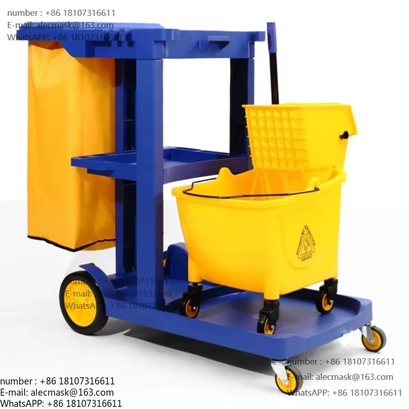 Multifunctional hotel linen cart hygiene - special work trolley for room cleaning entrance - bucket function trolley
Multifunctional hotel linen cart hygiene - special work trolley for room cleaning entrance - bucket function trolley