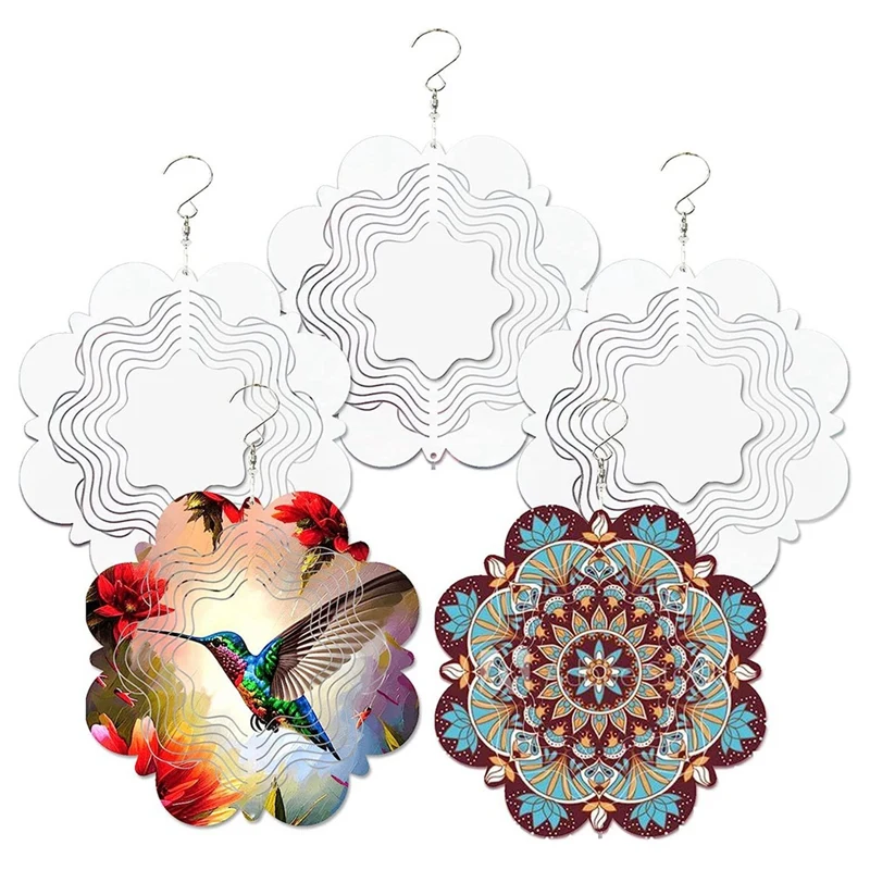5 PCS 10Inch Sublimation Wind Spinner Blanks Aluminum Wind Spinners Sublimation Blanks
5 PCS 10Inch Sublimation Wind Spinner Blanks Aluminum Wind Spinners Sublimation Blanks
