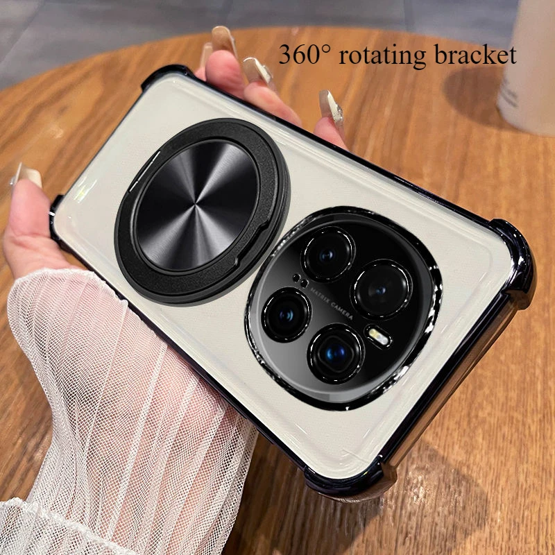 For Honor Magic7 6 Pro Case Simple Transparent Electroplating TPU 360° Rotating Bracket Anti-drop Cover For Honor Magic 7 Lite
For Honor Magic7 6 Pro Case Simple Transparent Electroplating TPU 360° Rotating Bracket Anti-drop Cover For Honor Magic 7 Lite