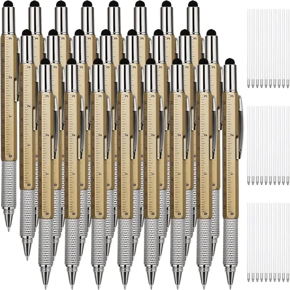 6-in-1 Multifunction Pen Set, Perfect for Father's Day or Christmas Gifts, with 24 Blue Refills
6-in-1 Multifunction Pen Set, Perfect for Father's Day or Christmas Gifts, with 24 Blue Refills
