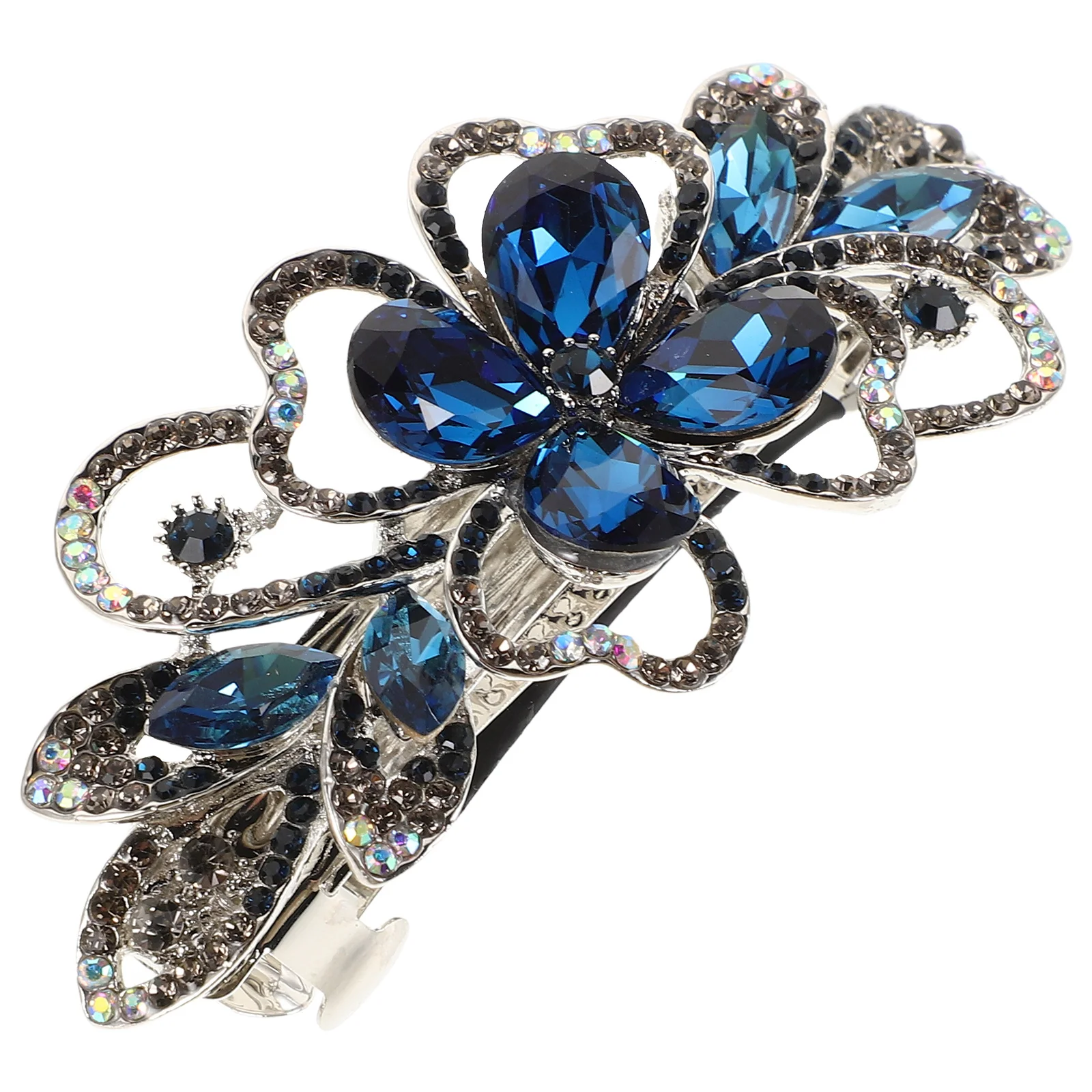 Rhinestone Flower Hair Clip Spring Crystal Barrette For Women Girls Retro Hairpin Back Hair Accessory Multipurpose Shiny
Rhinestone Flower Hair Clip Spring Crystal Barrette For Women Girls Retro Hairpin Back Hair Accessory Multipurpose Shiny