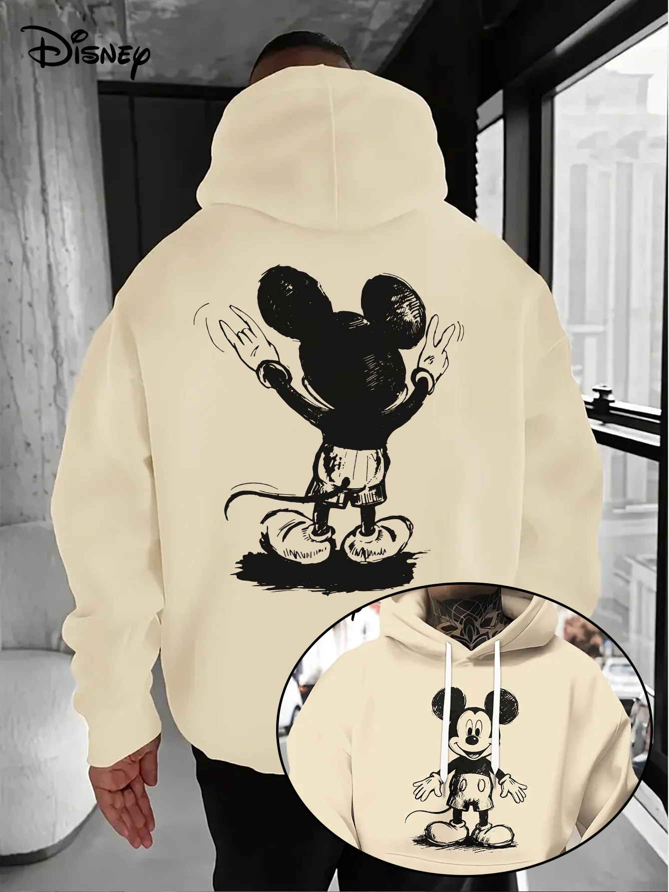 Мужские толстовки с Микки Маусом Disney, модная уличная одежда большого размера, толстовки унисекс, осенне-зимние флисовые повседневные универсальные
Мужские толстовки с Микки Маусом Disney, модная уличная одежда большого размера, толстовки унисекс, осенне-зимние флисовые повседневные универсальные