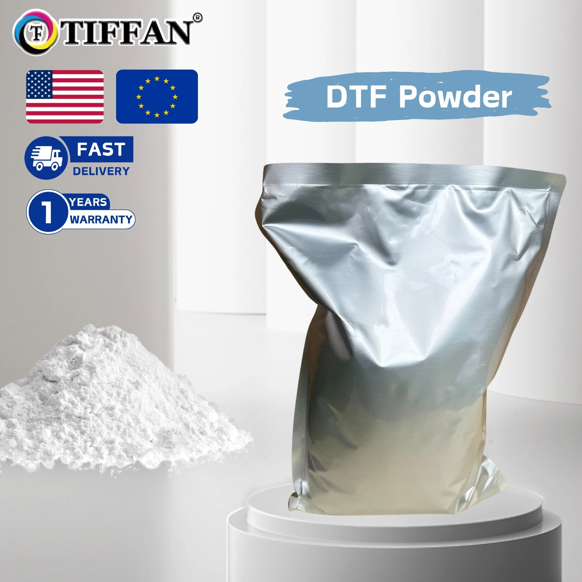 Tiffan 20Kg 25Kg Milky White TPU DTF Thin Powder Super Soft Hotmelt Hot Melt Adhesive for Textile Printing
Tiffan 20Kg 25Kg Milky White TPU DTF Thin Powder Super Soft Hotmelt Hot Melt Adhesive for Textile Printing