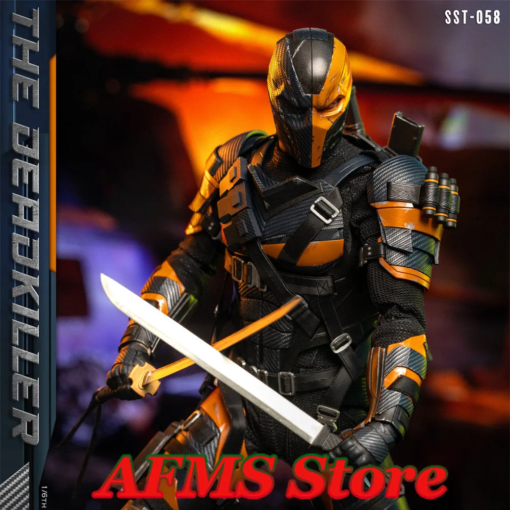 Коллекционная фигурка Soosootoys SST-058 в масштабе 1/6: Безжалостный убийца, злодей, полный комплект, 12-дюймовая фигурка солдата, игрушка-модель.
Коллекционная фигурка Soosootoys SST-058 в масштабе 1/6: Безжалостный убийца, злодей, полный комплект, 12-дюймовая фигурка солдата, игрушка-модель.