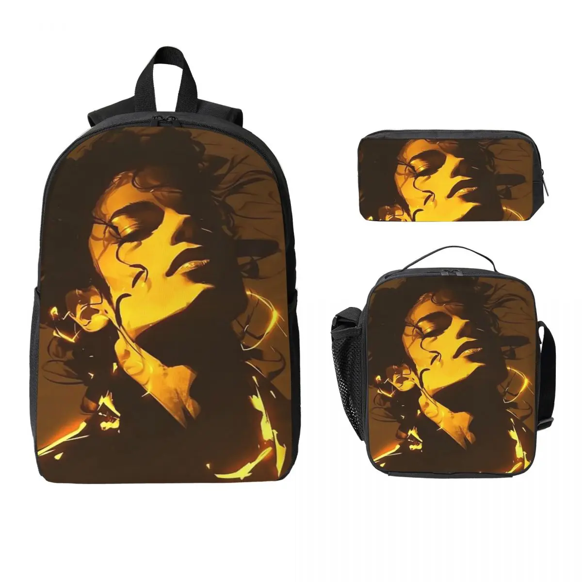 The King Of Pop Michael Jackson Backpack Student BookBag School Bag Computer Shoulder Bags 3ps Insulated Lunch Bag Pencil Case
The King Of Pop Michael Jackson Backpack Student BookBag School Bag Computer Shoulder Bags 3ps Insulated Lunch Bag Pencil Case