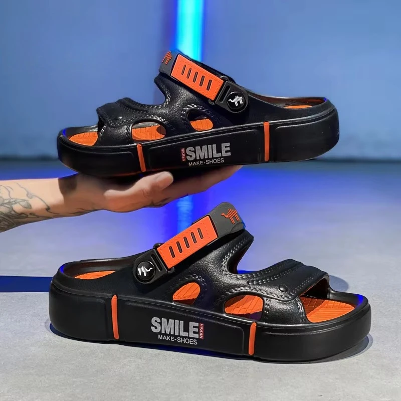 Men's Slippers, Dual-purpose Outdoor Sports Shoes for Teenagers, Wear-resistant, Lightweight, Non-slip Soft-soled Beach Sandals
Men's Slippers, Dual-purpose Outdoor Sports Shoes for Teenagers, Wear-resistant, Lightweight, Non-slip Soft-soled Beach Sandals