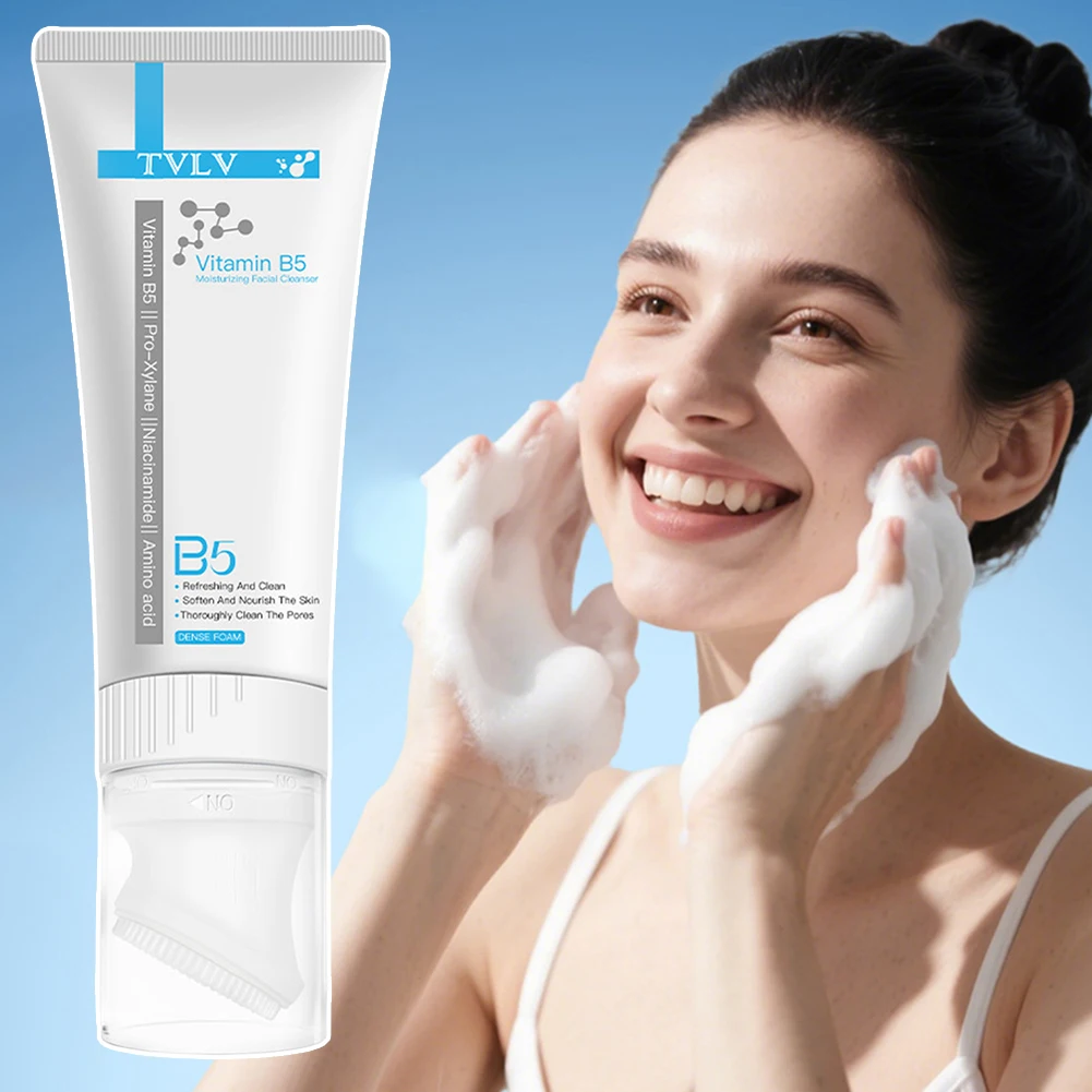 100g Facial Cleaner,Vitamins B5 Moisturizing Cleanser Deep Cleansing Hydration Face Wash For Home Travel Trip For Men Women
100g Facial Cleaner,Vitamins B5 Moisturizing Cleanser Deep Cleansing Hydration Face Wash For Home Travel Trip For Men Women