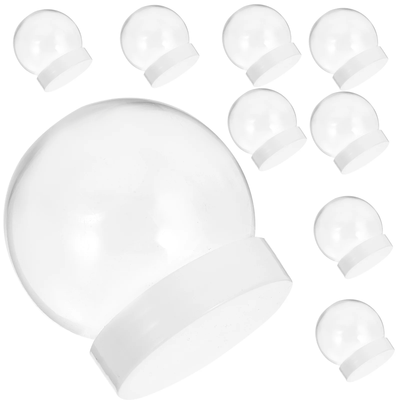 10 Pcs Christmas Snow Globe Garland Kids Craft Tree Globes Plastic Crafts Clear Empty Transparent Shape Water Globes
10 Pcs Christmas Snow Globe Garland Kids Craft Tree Globes Plastic Crafts Clear Empty Transparent Shape Water Globes
