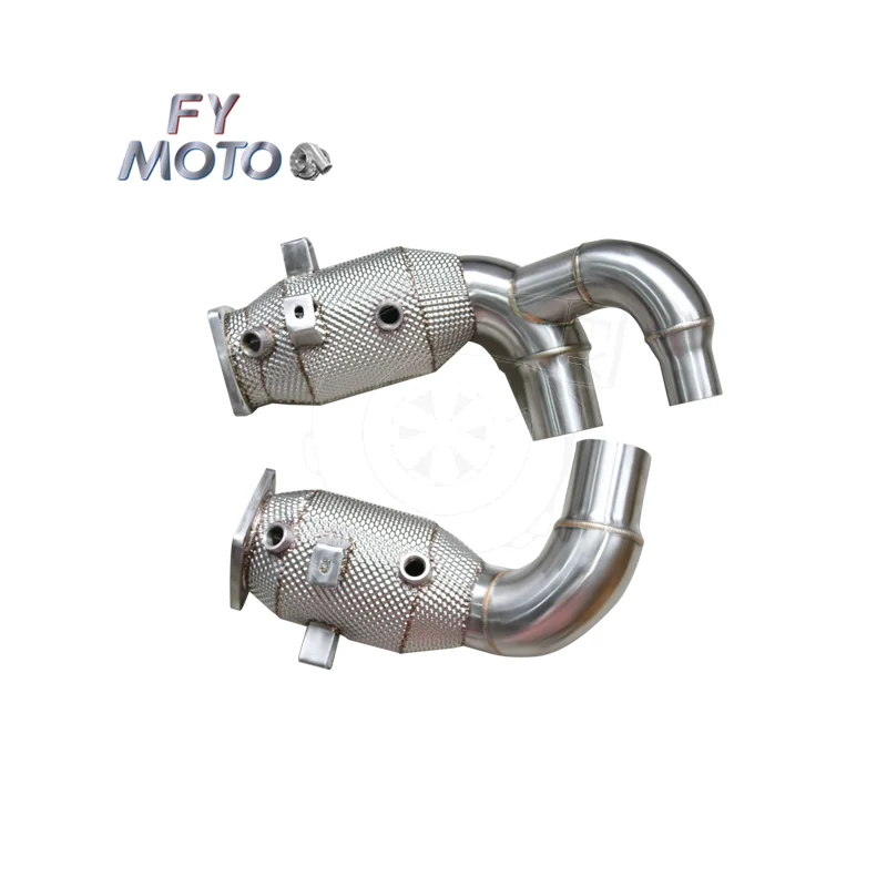 Exhaust Catted Downpipe for 991.2 Carrera 2017+ with Heat Shield
Exhaust Catted Downpipe for 991.2 Carrera 2017+ with Heat Shield