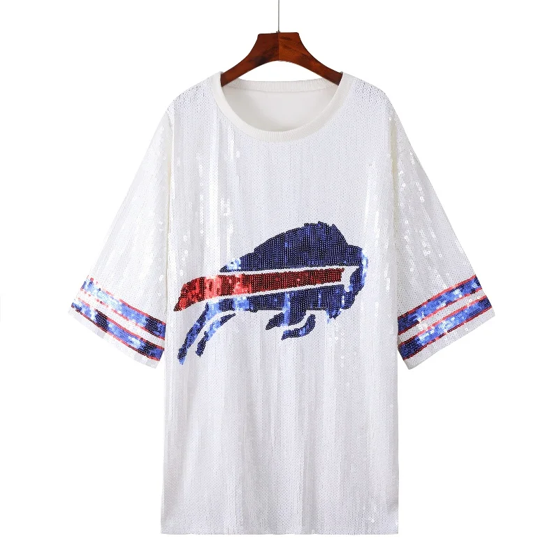 Chic Cartoon Patchwork Color Short Sleeve Women's Top Summer New Streetwear Sequins Hip Hop Night Club Round Neck T-Shirt
Chic Cartoon Patchwork Color Short Sleeve Women's Top Summer New Streetwear Sequins Hip Hop Night Club Round Neck T-Shirt