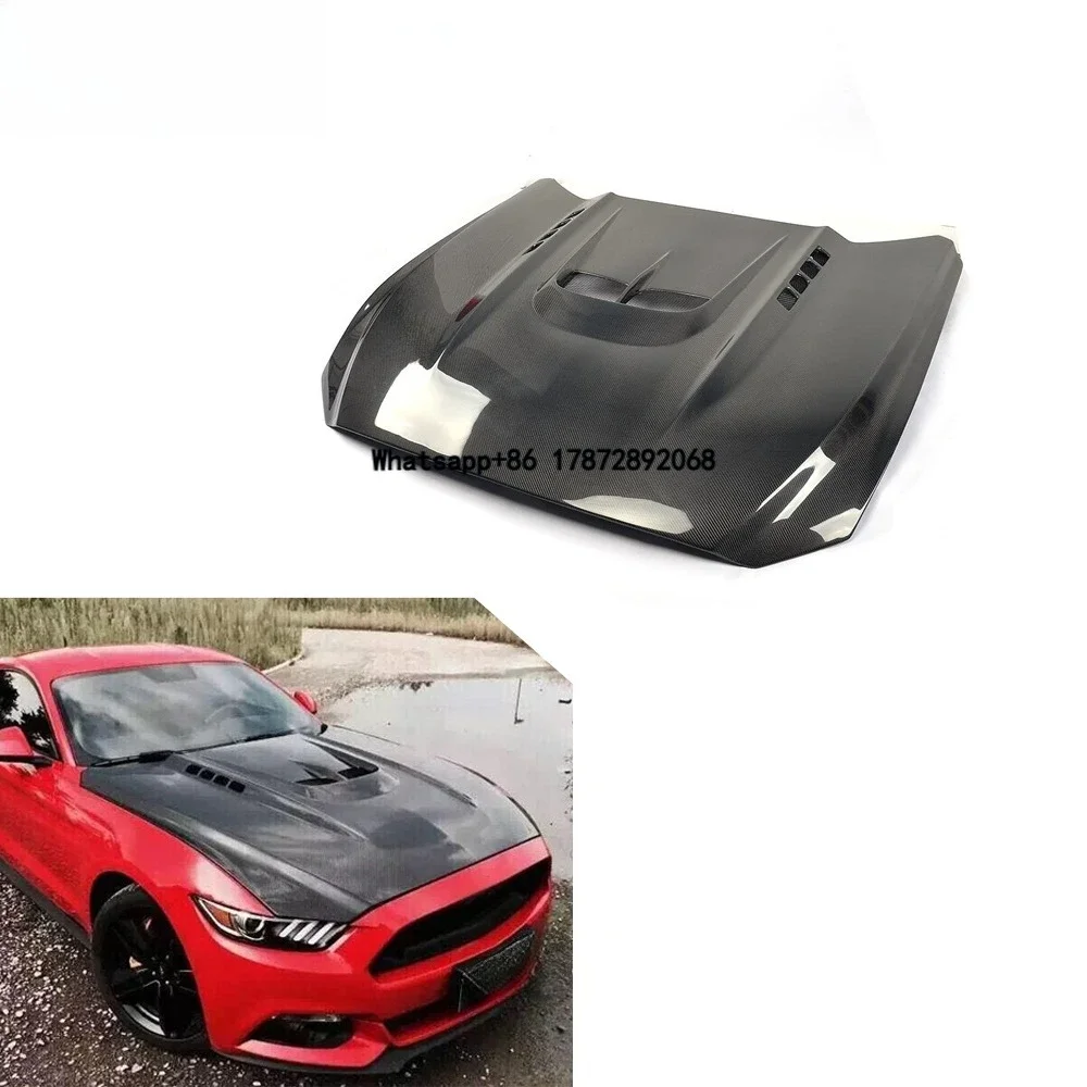 Carbon Fiber Auto Bonnet Engine Hood for Mustang 2015-2017
Carbon Fiber Auto Bonnet Engine Hood for Mustang 2015-2017