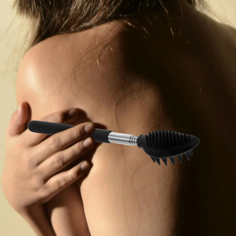 2 Pcs Cleansing Brush Massage Back Scratcher Portable Scratchers Handle Silica Gel Black Telescoping Body Itching
2 Pcs Cleansing Brush Massage Back Scratcher Portable Scratchers Handle Silica Gel Black Telescoping Body Itching