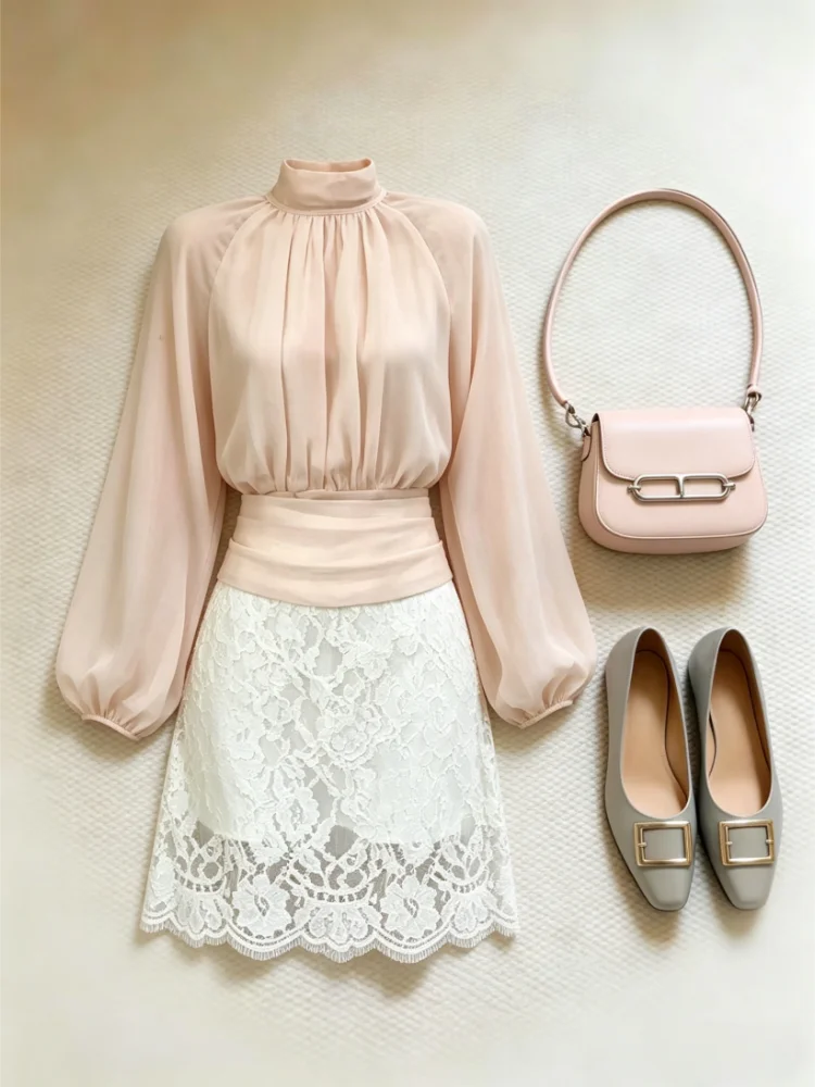 Soft Style Women's Fashion plus Size Summer New Waist-Cinching High-End Feelings Half-length Skirt Set Casual Style Long Sleeve
Soft Style Women's Fashion plus Size Summer New Waist-Cinching High-End Feelings Half-length Skirt Set Casual Style Long Sleeve