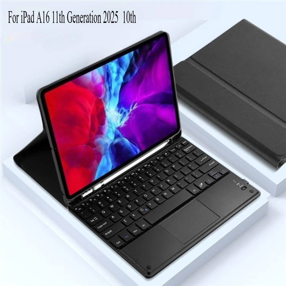 Чехол с клавиатурой для iPad 11-го поколения A16 2200, съемный чехол для планшета с клавиатурой BT для iPad 10-го поколения, кожаный чехол Funda
Чехол с клавиатурой для iPad 11-го поколения A16 2200, съемный чехол для планшета с клавиатурой BT для iPad 10-го поколения, кожаный чехол Funda