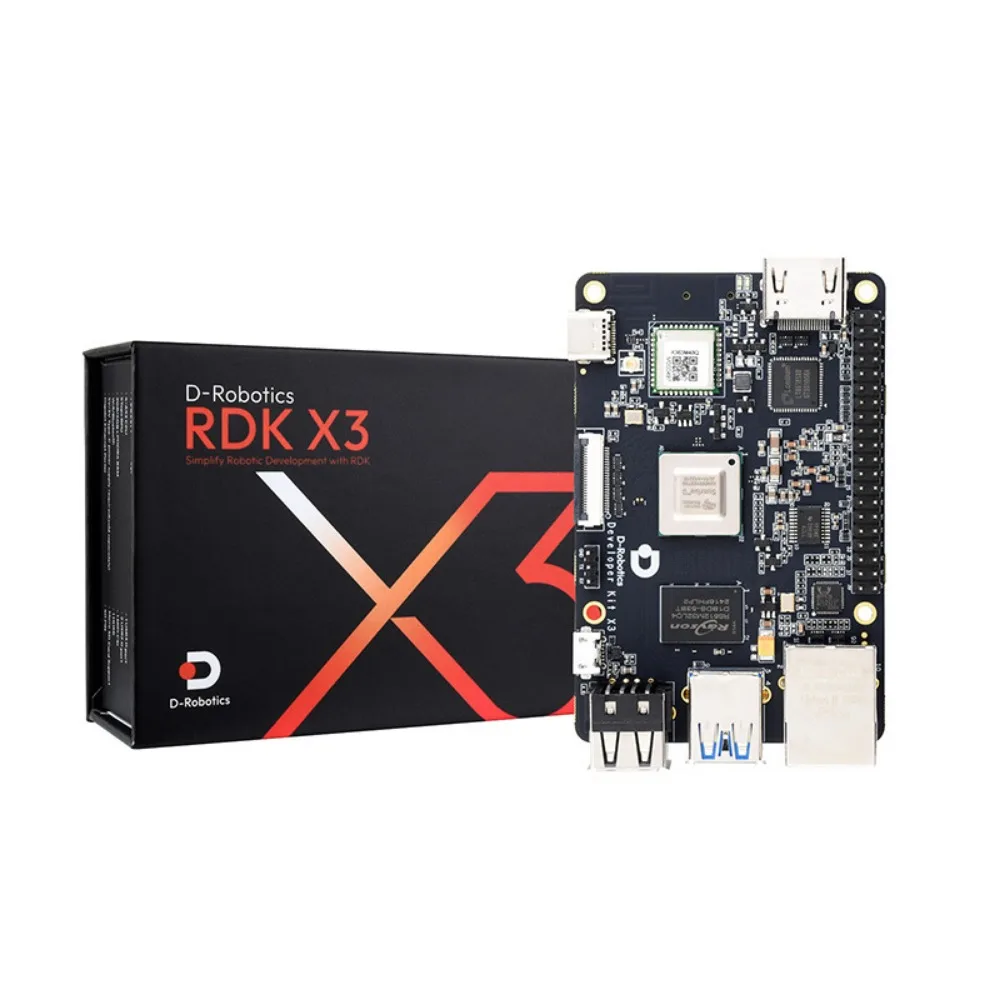 Sunrise X3 Pie AI Development Board X3M Chip 5TOPs Effective Computing Power Horizon RDK X3 Kit
Sunrise X3 Pie AI Development Board X3M Chip 5TOPs Effective Computing Power Horizon RDK X3 Kit