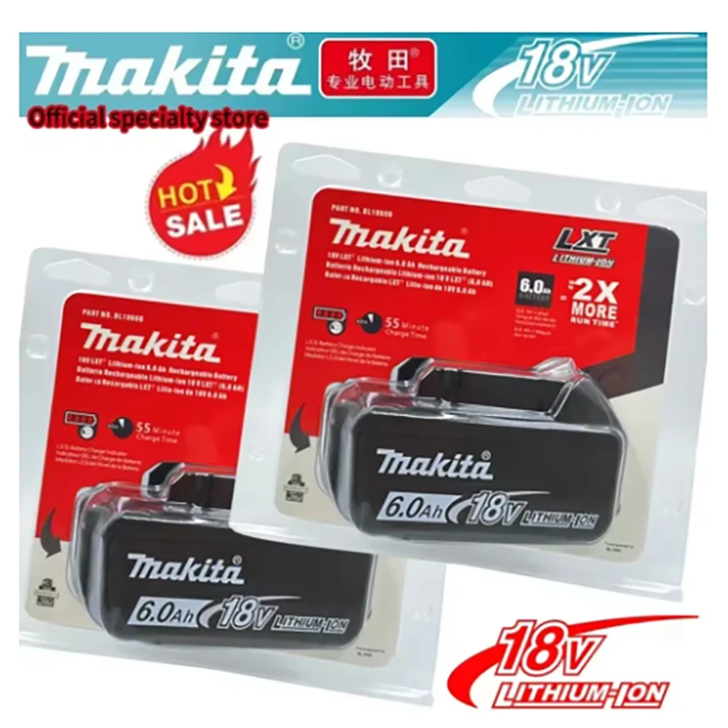 100% Original Makita 18V 6.0Ah Rechargeable Lithium Battery for Makita 18V DDF485DDF487 DHP487 BL1860B BL1930B Power Tools
100% Original Makita 18V 6.0Ah Rechargeable Lithium Battery for Makita 18V DDF485DDF487 DHP487 BL1860B BL1930B Power Tools