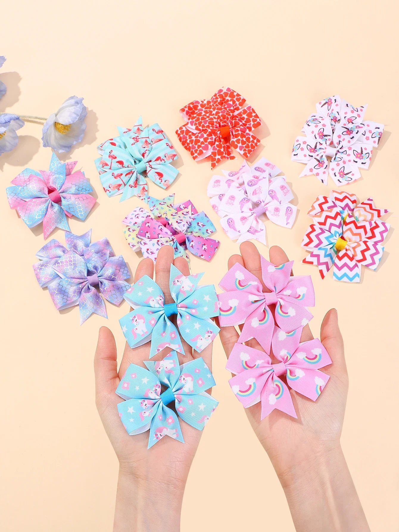 20pcs 3'' Printed Flower Hair Clips for Baby Girls Handmade Ribbon Kids Bows Hairpin Bowknot Barrettes Headwear Hair Accessories
20pcs 3'' Printed Flower Hair Clips for Baby Girls Handmade Ribbon Kids Bows Hairpin Bowknot Barrettes Headwear Hair Accessories