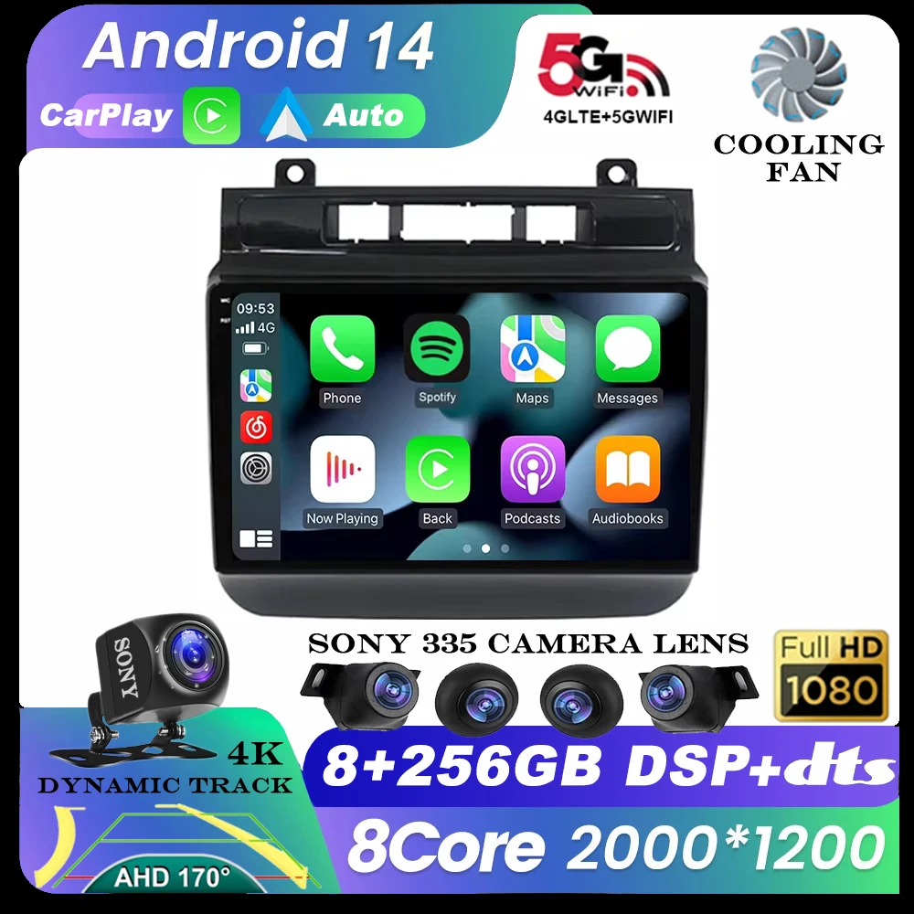 Android 14 For Volkswagen Touareg FL NF 2010 - 2018 Car Radio Multimedia Stereo Video Player Navigation 4G Wireless Carplay Auto
Android 14 For Volkswagen Touareg FL NF 2010 - 2018 Car Radio Multimedia Stereo Video Player Navigation 4G Wireless Carplay Auto