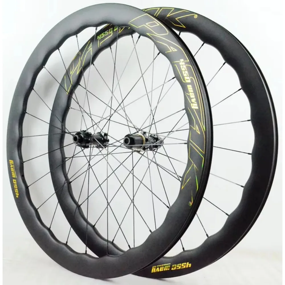 700C Double Disc Brake Gravel Road Wheel Set Bicycle Carbon Fiber Wave Ring DT Planetary Ratchet 54T Straight Pull Flat Strip
700C Double Disc Brake Gravel Road Wheel Set Bicycle Carbon Fiber Wave Ring DT Planetary Ratchet 54T Straight Pull Flat Strip