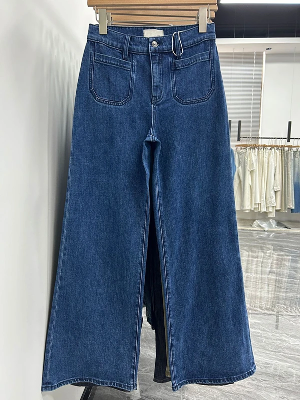 Dav&di 2026 Summer Minimalist High Waist Jeans With Pocket Decoration Casual Commuting And Comfortable Wide-leg Jeans For Women
Dav&di 2026 Summer Minimalist High Waist Jeans With Pocket Decoration Casual Commuting And Comfortable Wide-leg Jeans For Women