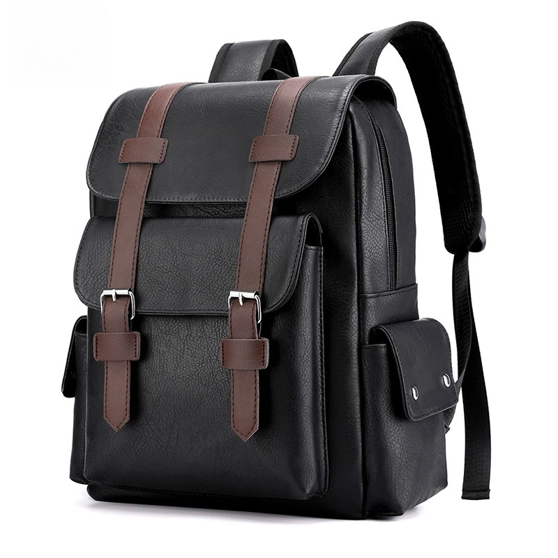 Unisex Large-Capacity PU Leather Backpack Casual Business Travel with Laptop Compartment for Men College Student Schoolbag
Unisex Large-Capacity PU Leather Backpack Casual Business Travel with Laptop Compartment for Men College Student Schoolbag
